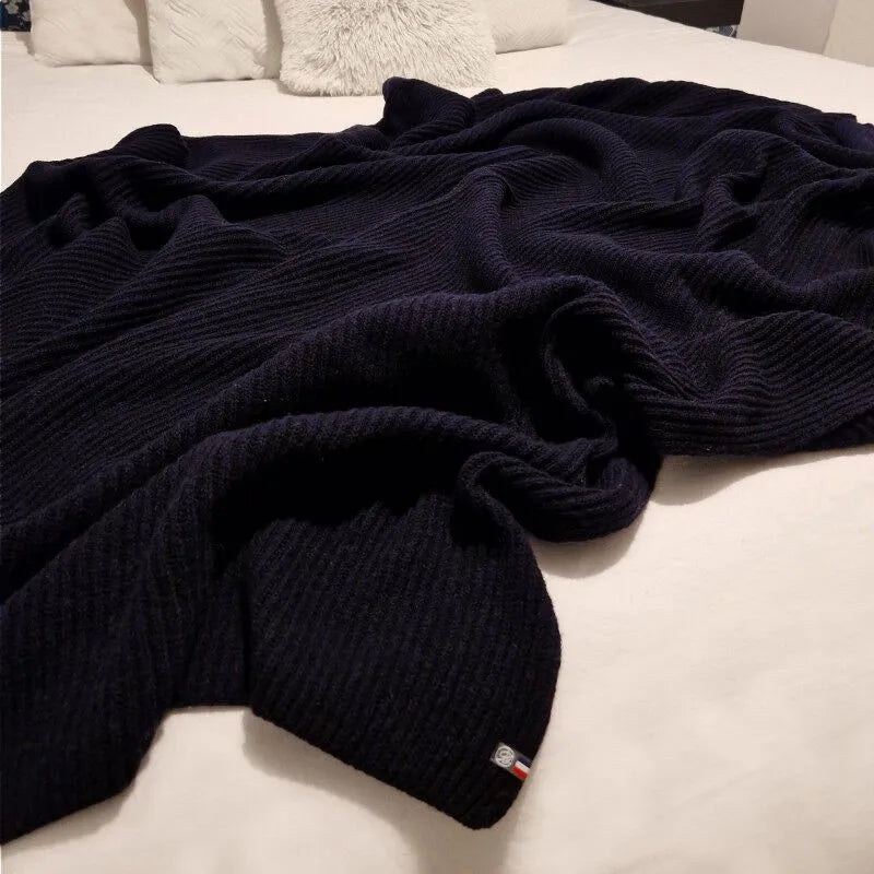 Plaid laine recyclée - Maison Bonnefoy