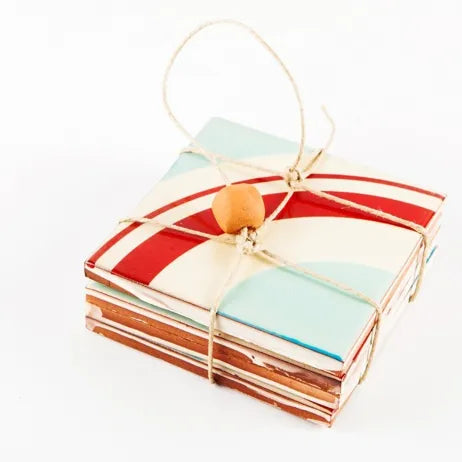 Dessous de verres 10x10cm x4 - Bussoga