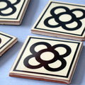 Dessous de verres 10x10cm x4 - Bussoga