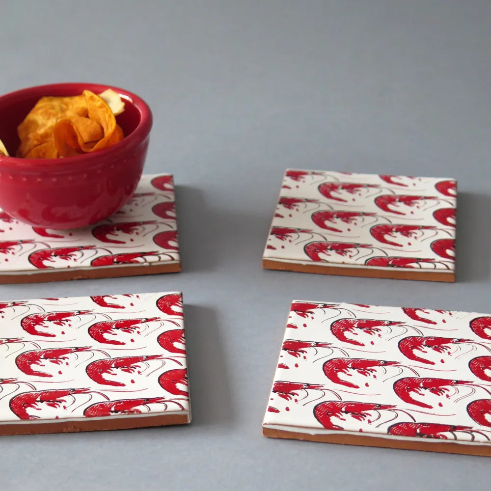 Dessous de verres 10x10cm x4 - Bussoga