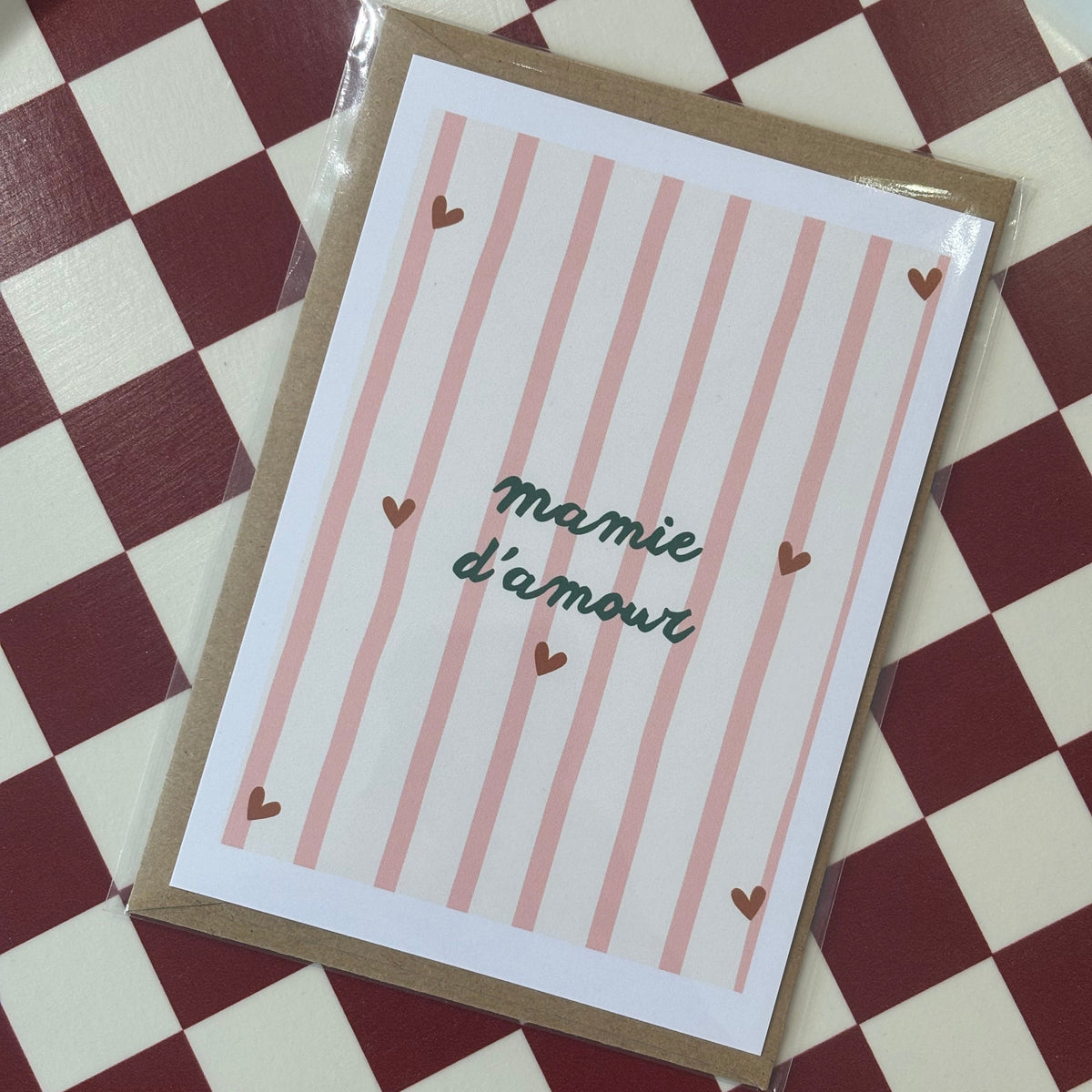 Carte Mamie Le papier graphique