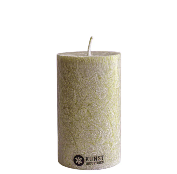 Bougie bloc olive wax 6x10cm - Kunstindustrien