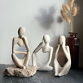 Décoration jesmonite sculptures penseurs - L'atelier d'à côté