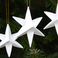 Décoration sapin papier étoile pleine x3 - Livingly