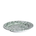 Assiette mouchetée verte - Terrecotte Lotti