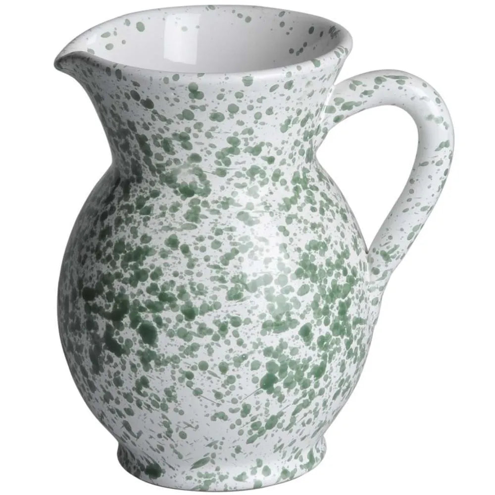 Pichet moucheté vert - Terrecotte Lotti