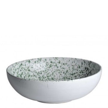 Saladier moucheté vert - Terrecotte Lotti
