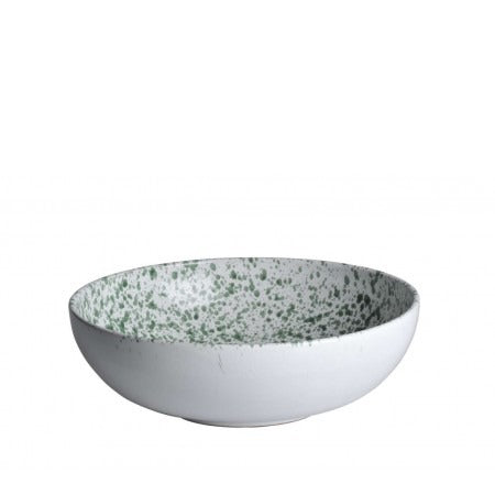 Saladier moucheté vert - Terrecotte Lotti