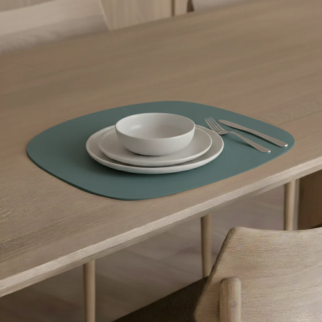 Set de table cuir recyclé stone - Vacavaliente