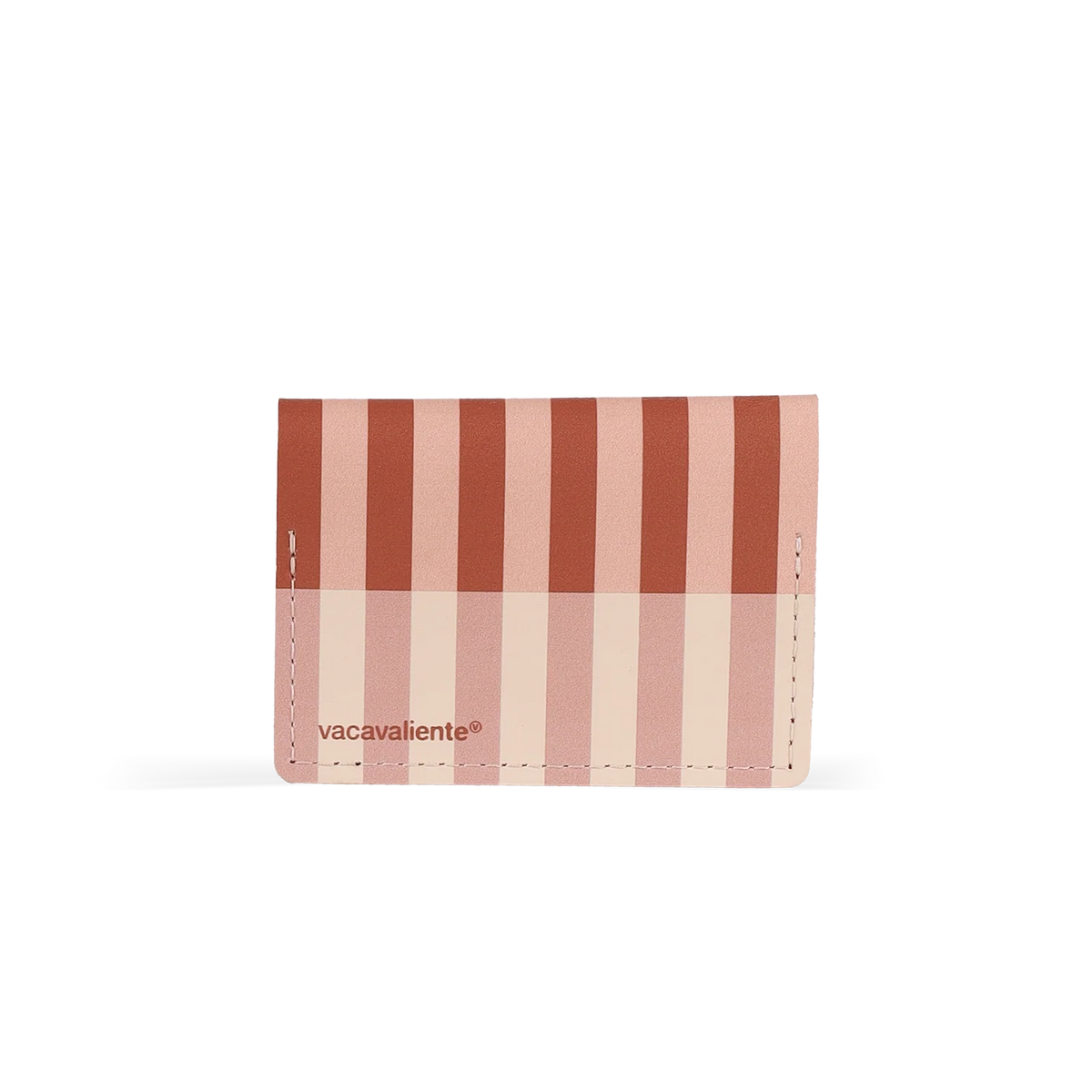 Double porte cartes cuir recyclé - Vacavaliente
