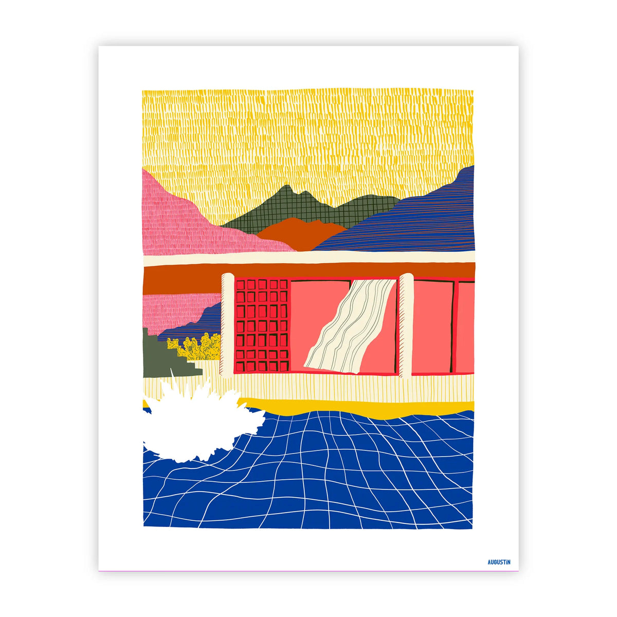 Affiche 30x40cm Augustin