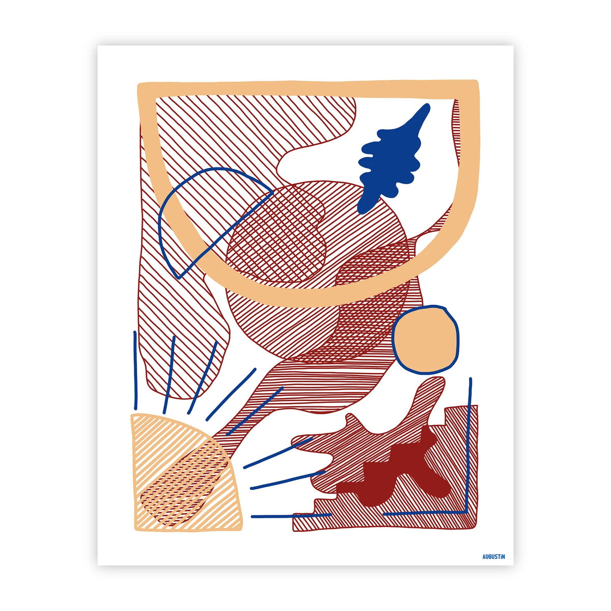 Affiche 30x40cm Augustin
