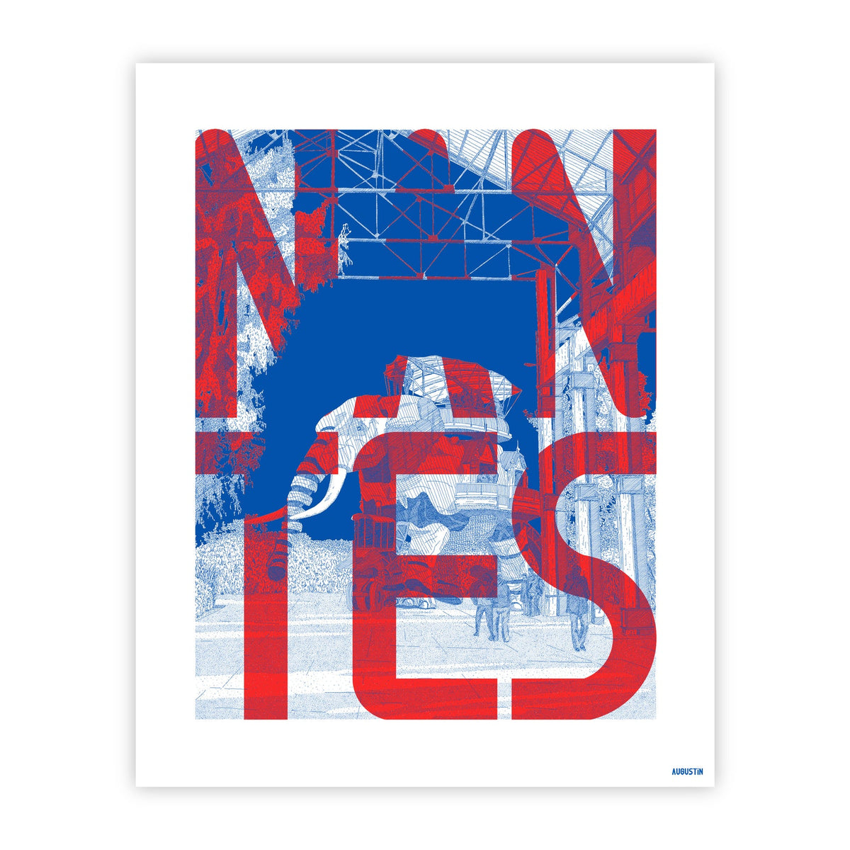 Affiche 40x50cm Augustin