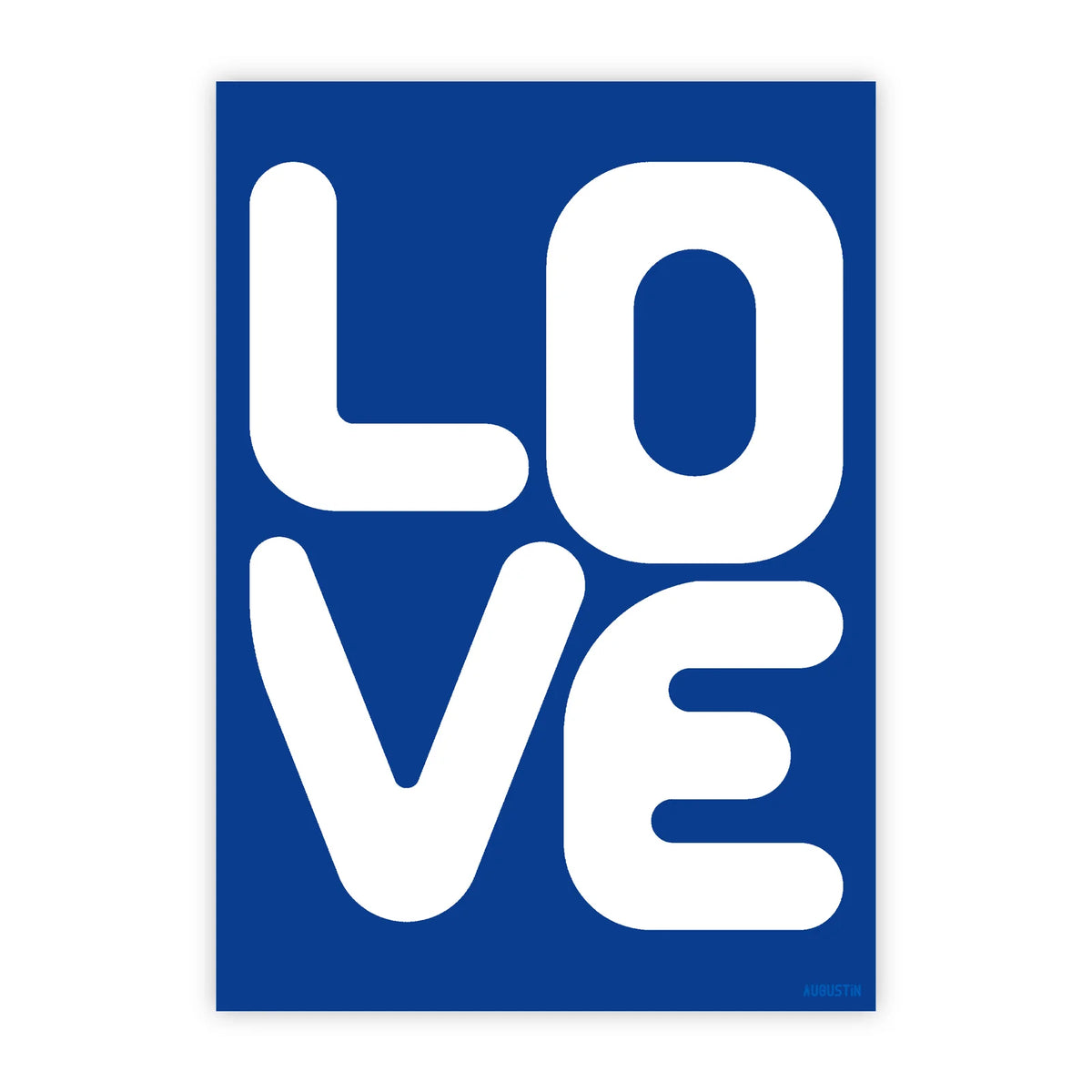Carte postale amour Augustin