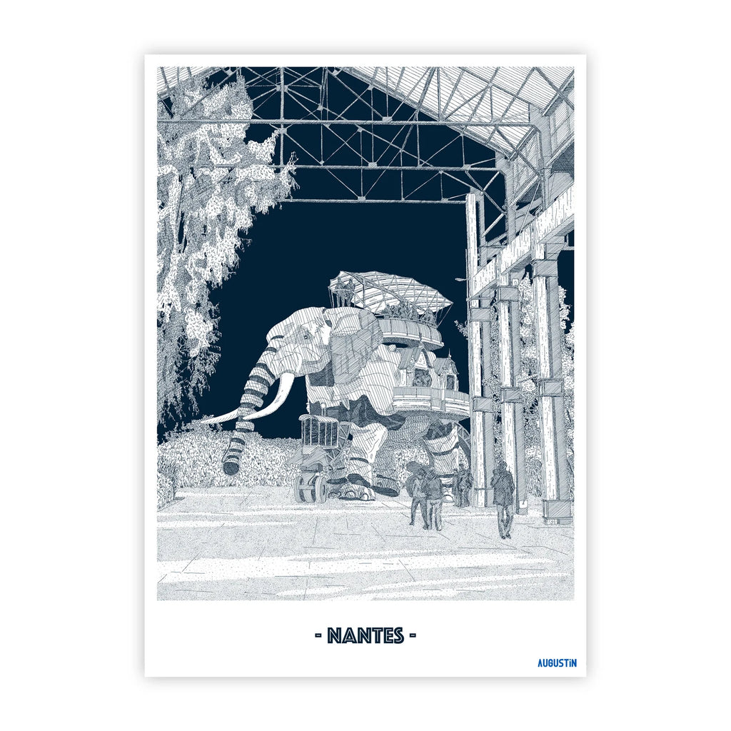 Carte postale Nantes Augustin