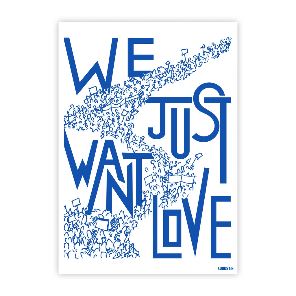 Carte postale amour Augustin