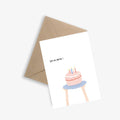 Carte anniversaire Le papier graphique
