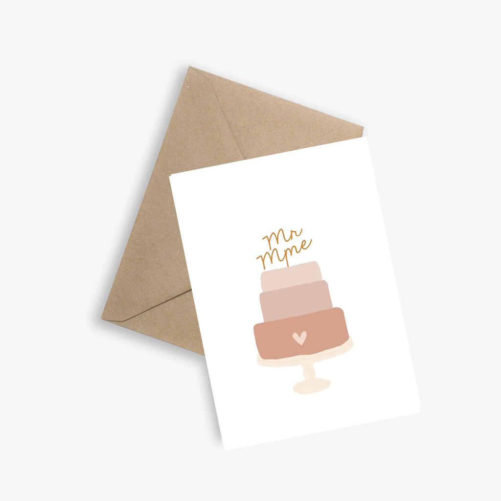 Carte mariage Le papier graphique